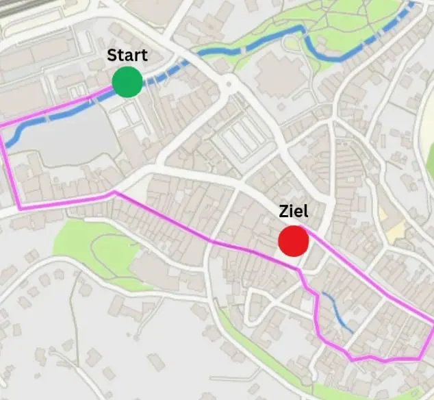 Route Visualisierung CSD Kulmbach